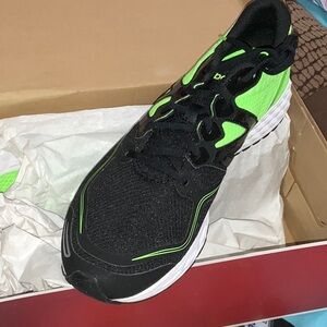 New Balance Green and Black Athletic Sneakers